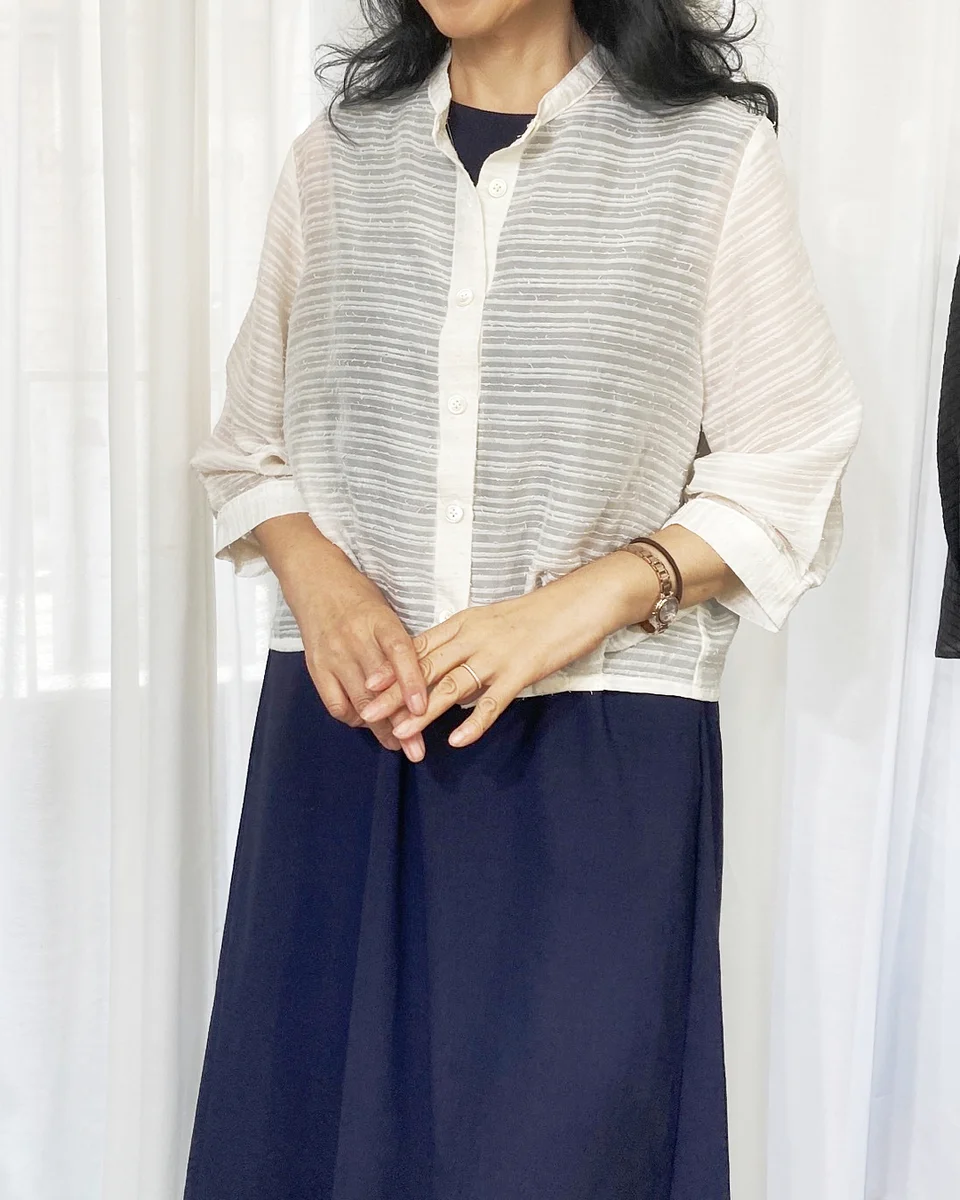 生徒作品（2025年11月）: タックブラウス K-147使用